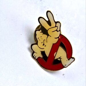1989 Ghostbusters Lapel Pin Columbia Pictures Movie Souvenir Pinback Fashion VTG